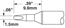 Solder Tip, Smart Heat PowerTips, STTC-538Metcal  